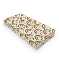 Desert Rainbow changing pad cover on a nursery changing table