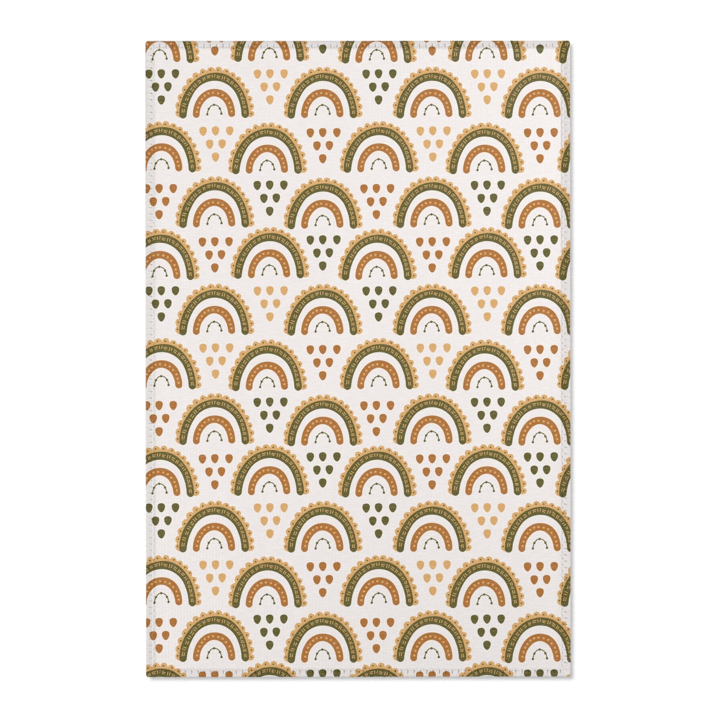 Desert Rainbow nursery area rug in a baby room