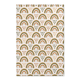 Desert Rainbow nursery area rug in a baby room