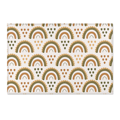 Desert Rainbow area rug shown in landscape orientation