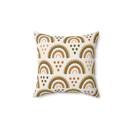 Desert Rainbow pillow in the 18 inch square size