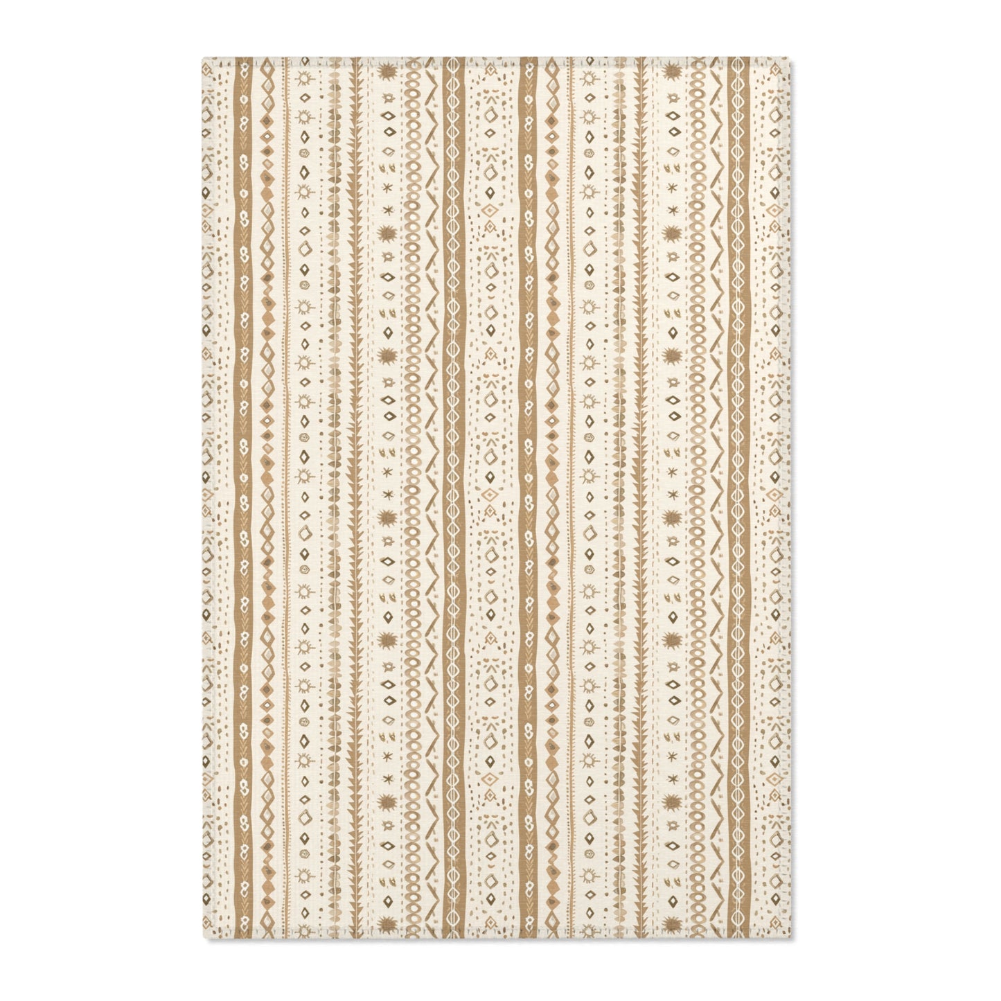 Desert Stripe nursery area rug in a baby room