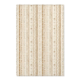 Desert Stripe nursery area rug in a baby room