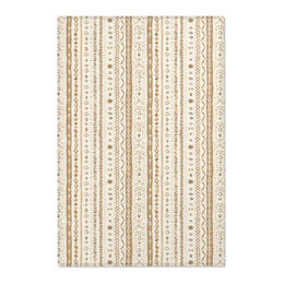 Desert Stripe nursery area rug in a baby room