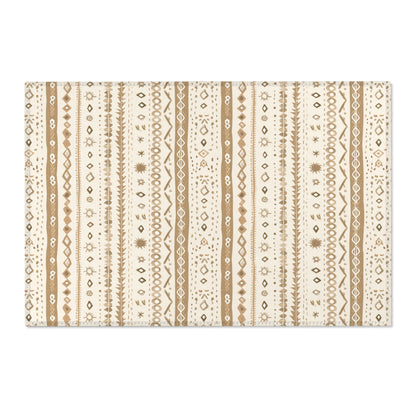 Desert Stripe area rug shown in landscape orientation