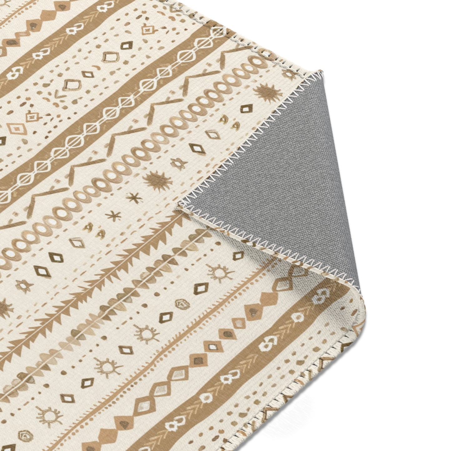 Desert Stripe area rug in the medium size