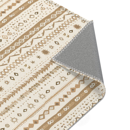 Desert Stripe area rug in the medium size