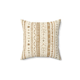 Desert Stripe decorative nursery pillow on a glider chair
