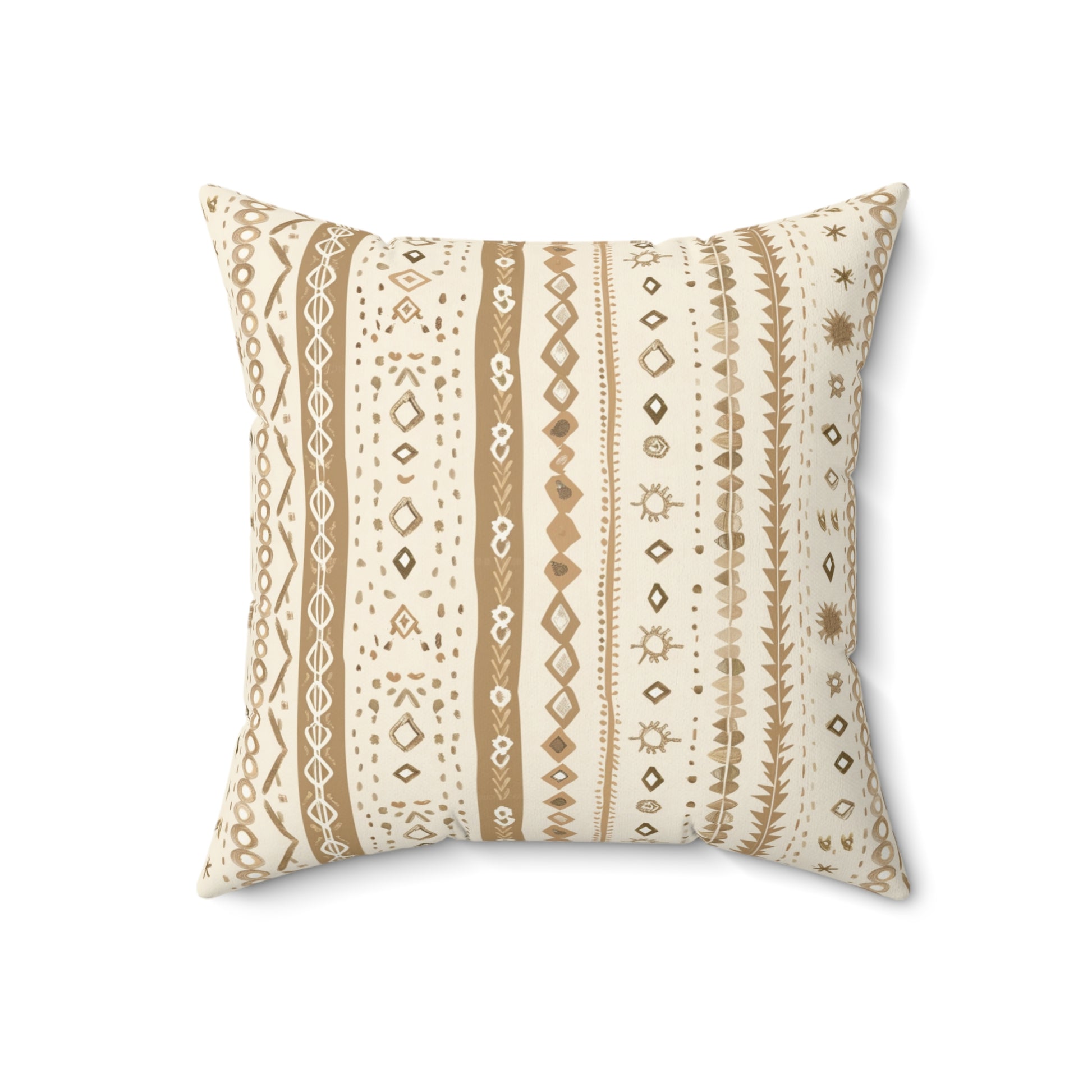 Desert Stripe decorative pillow against a plain background