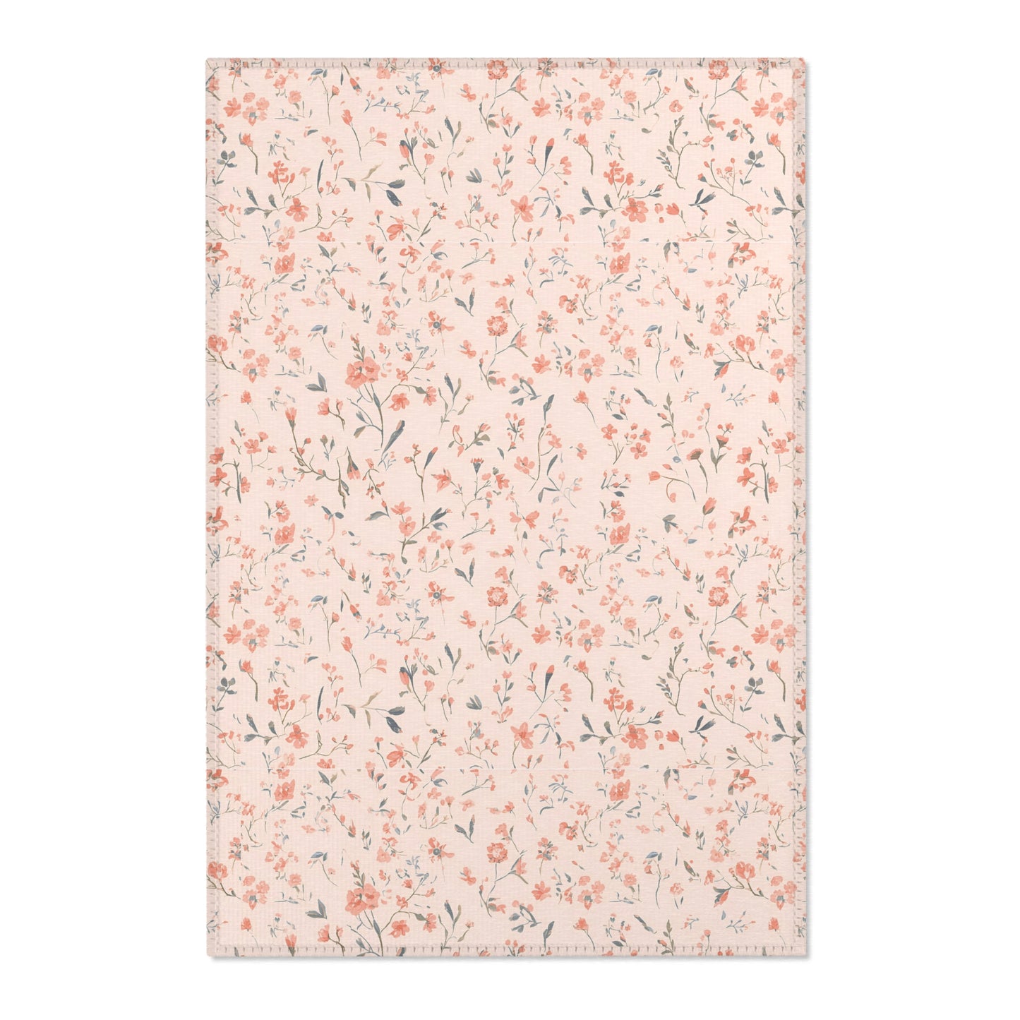 Ditsy Blooms nursery area rug in a baby room