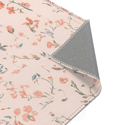 Ditsy Blooms rectangular nursery area rug