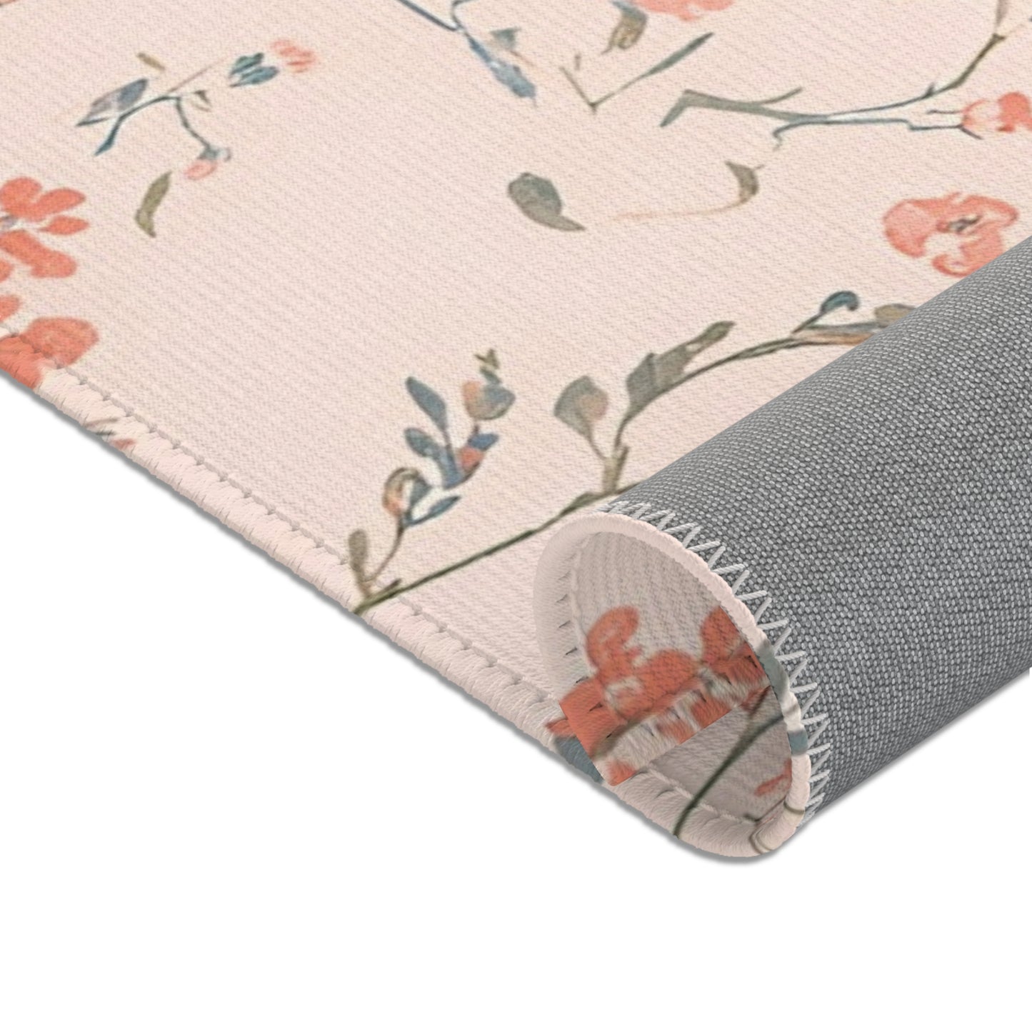 Ditsy Blooms nursery area rug for a baby room floor