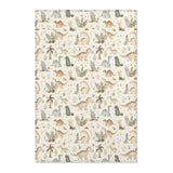Fern Grove Dinosaurs nursery area rug in a baby room