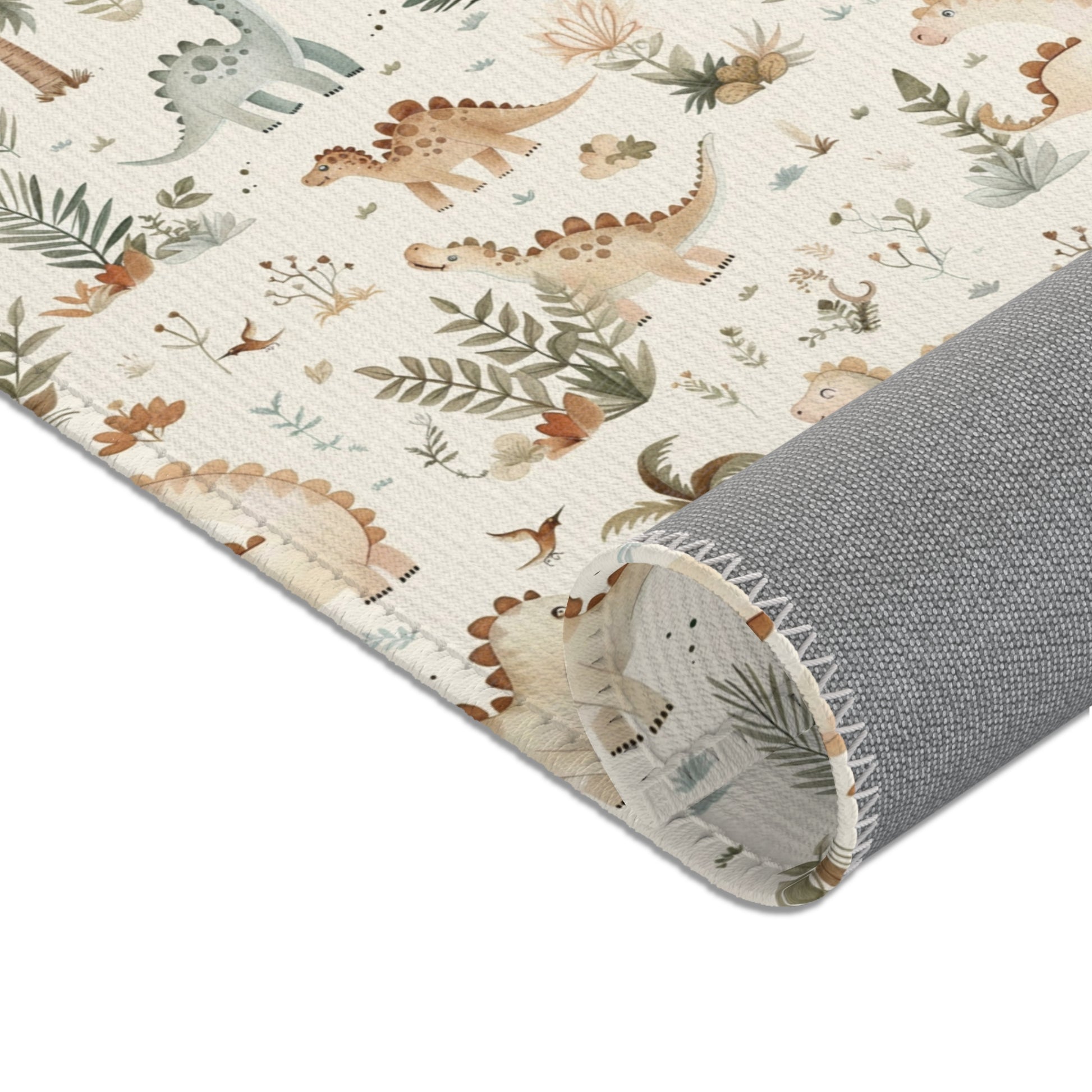 Fern Grove Dinosaurs area rug in the small size