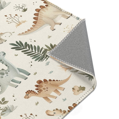 Fern Grove Dinosaurs rectangular nursery area rug