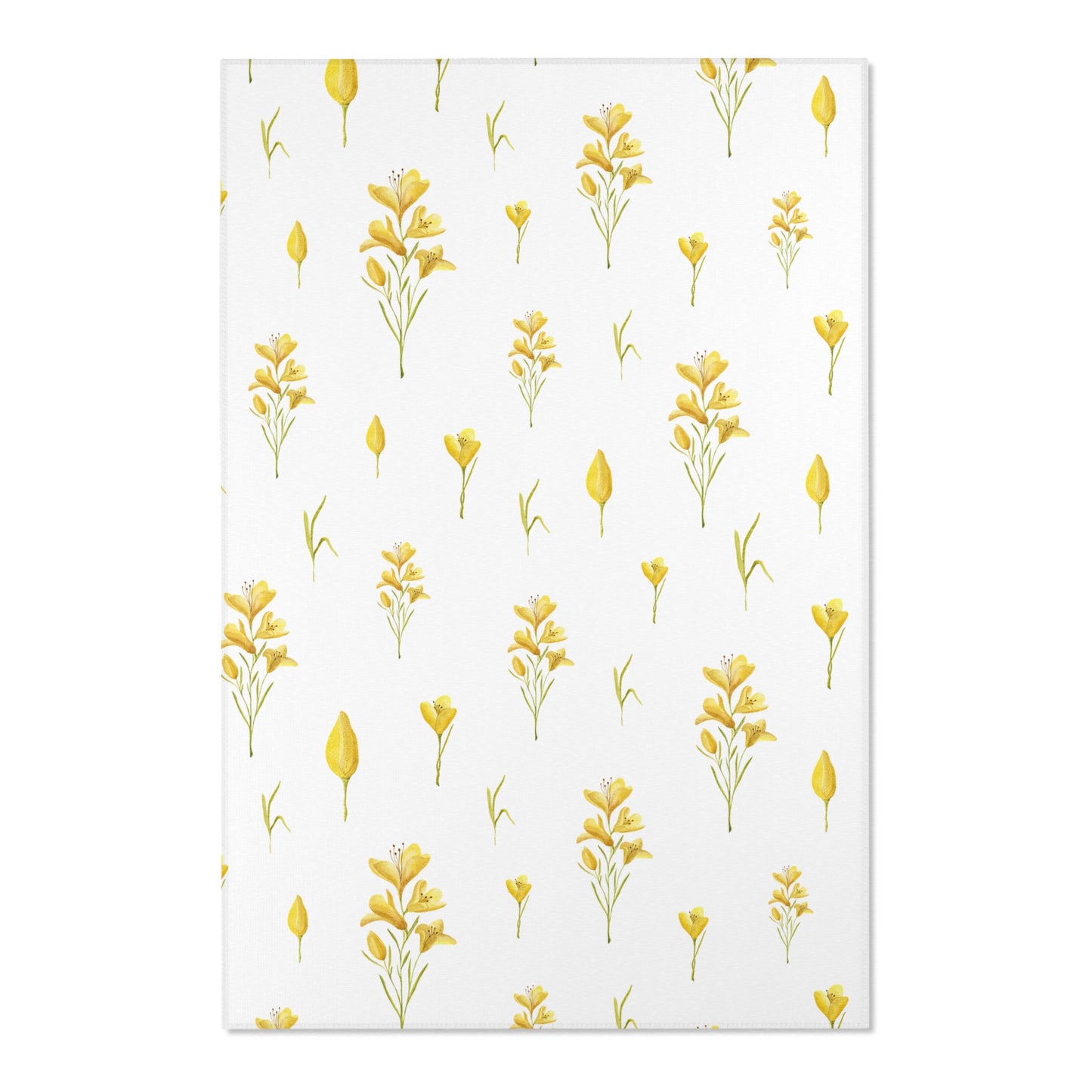 Rectangular nursery rug from the Golden Meadow collection