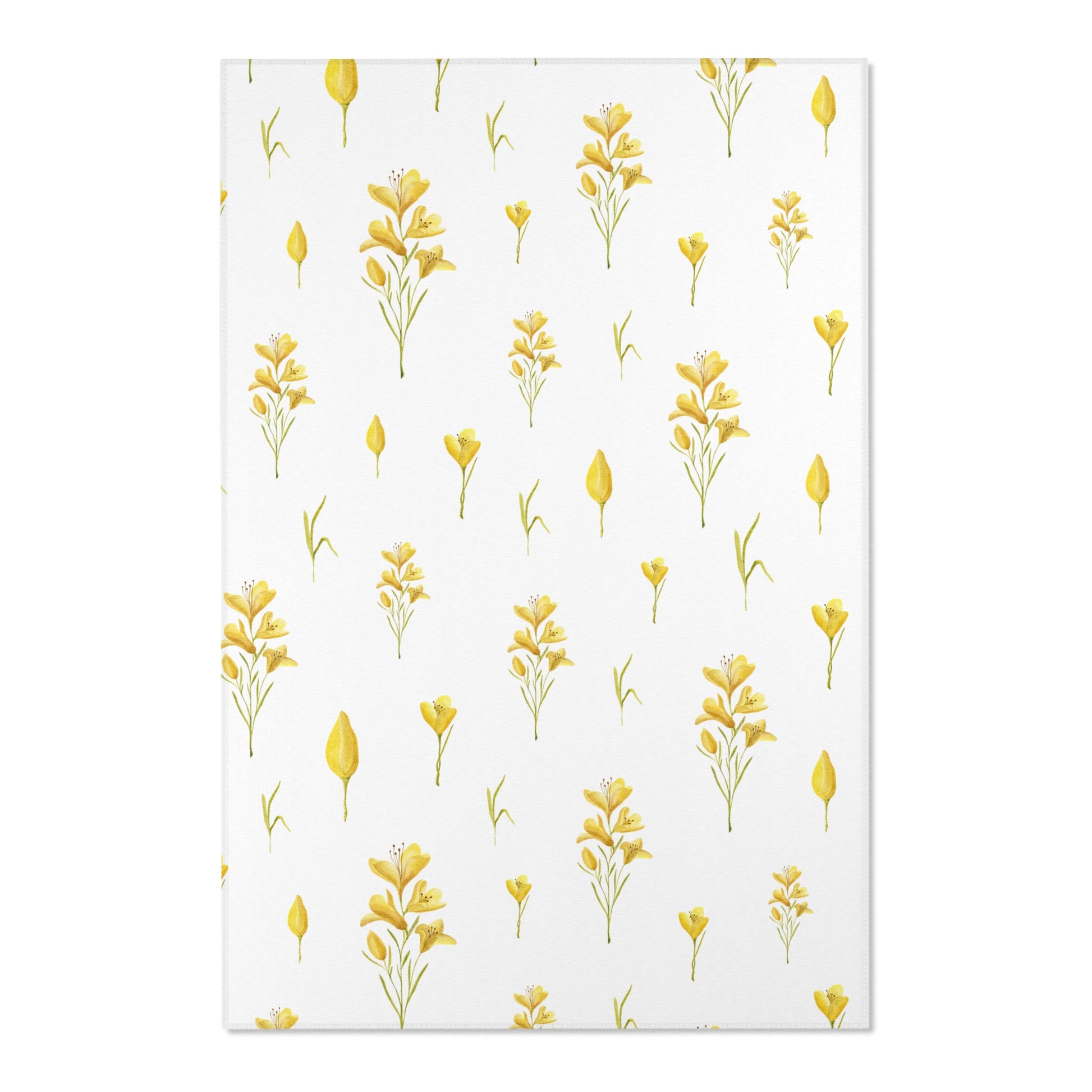 Rectangular nursery rug from the Golden Meadow collection