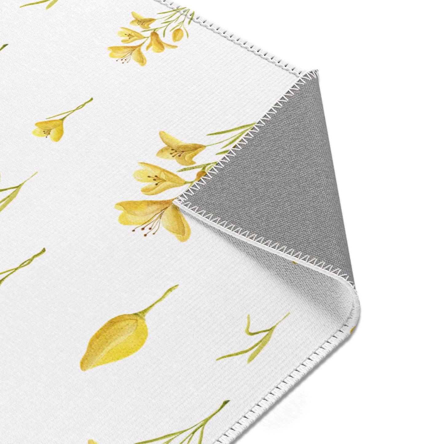 Golden Meadow rug in a gender neutral nursery