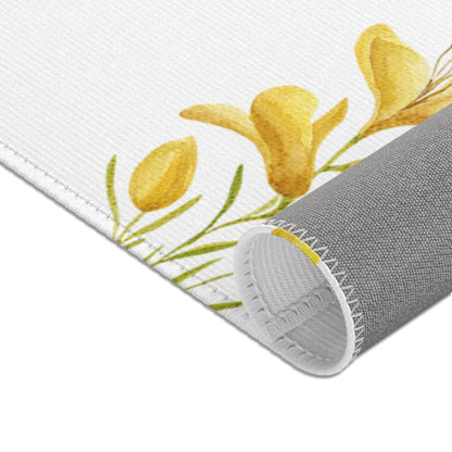 Golden Meadow area rug, full print detail