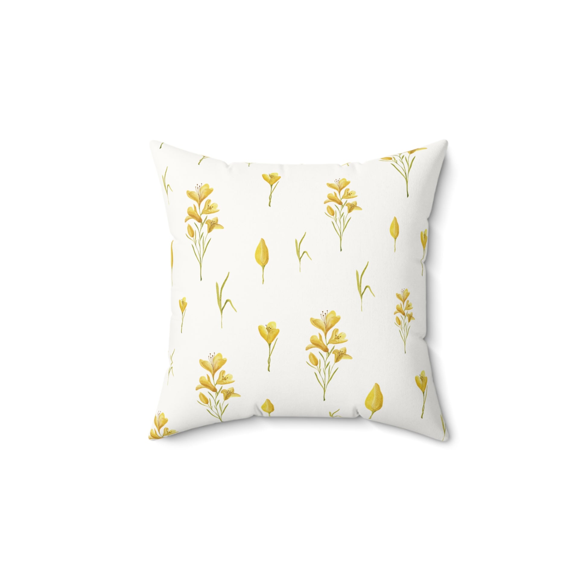 Golden Meadow nursery cushion on a daybed