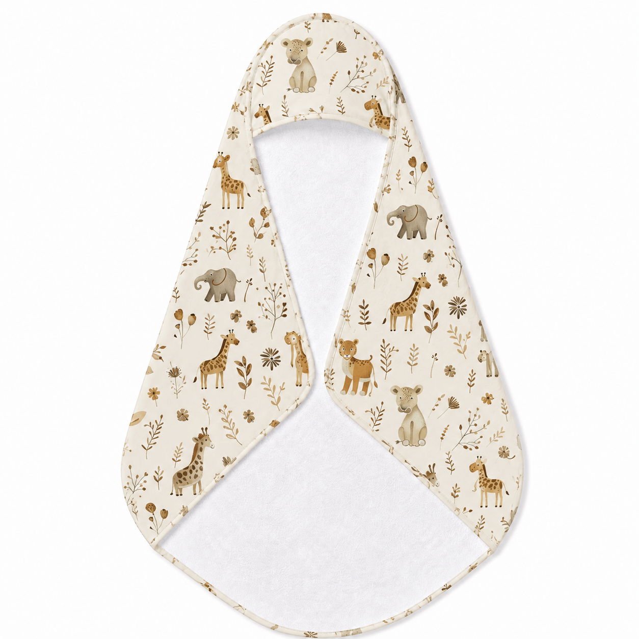 Golden Savanna Hooded Baby Towel
