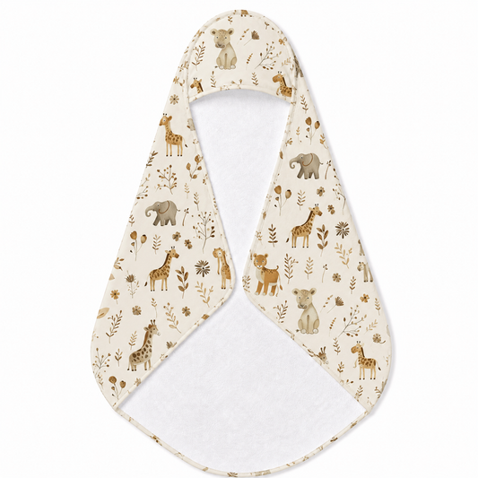 Golden Savanna Hooded Baby Towel