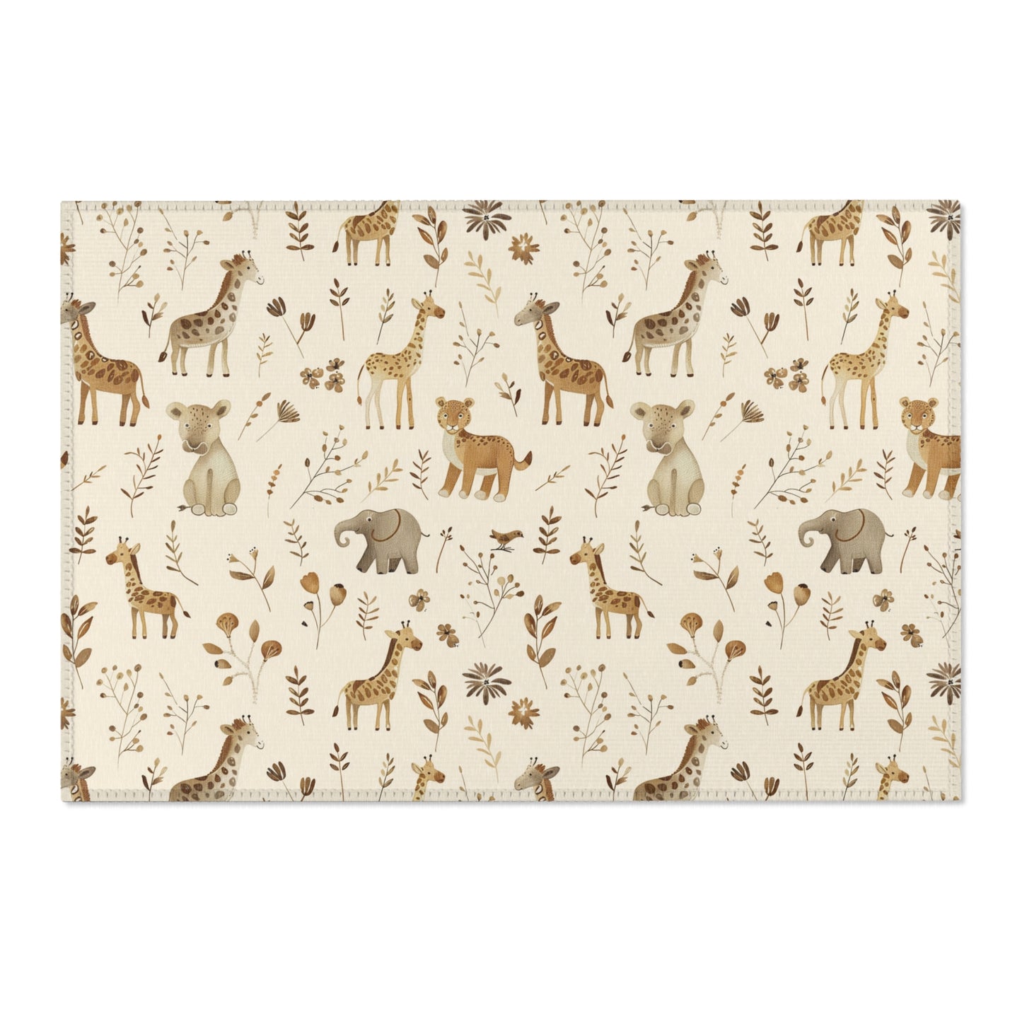 Golden Savanna area rug shown in landscape orientation