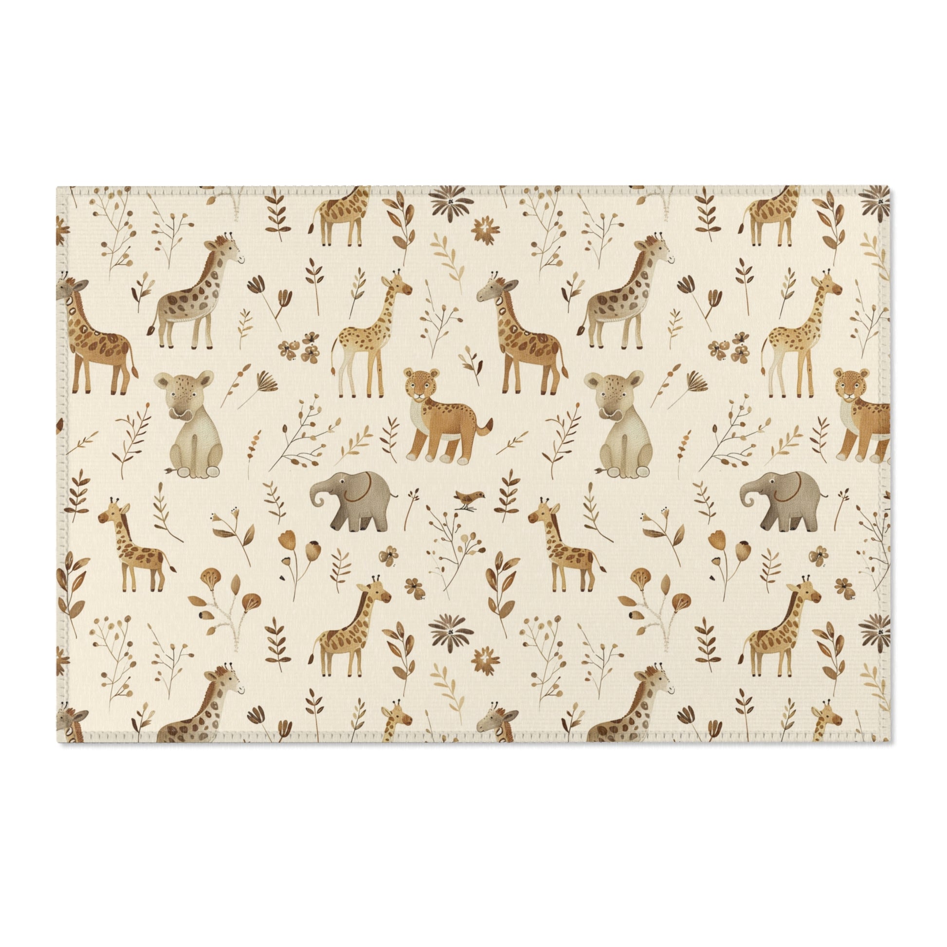 Golden Savanna area rug shown in landscape orientation