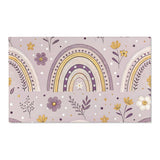 Lilac Meadow Arches nursery area rug in a baby room