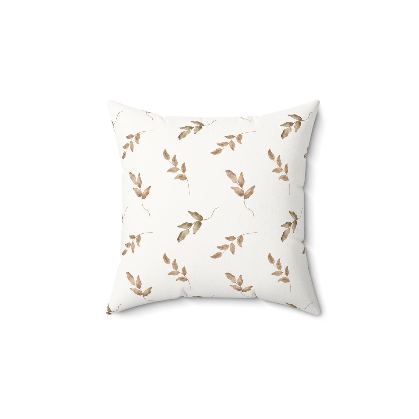 Linen Leaf pillow in the 18 inch square size