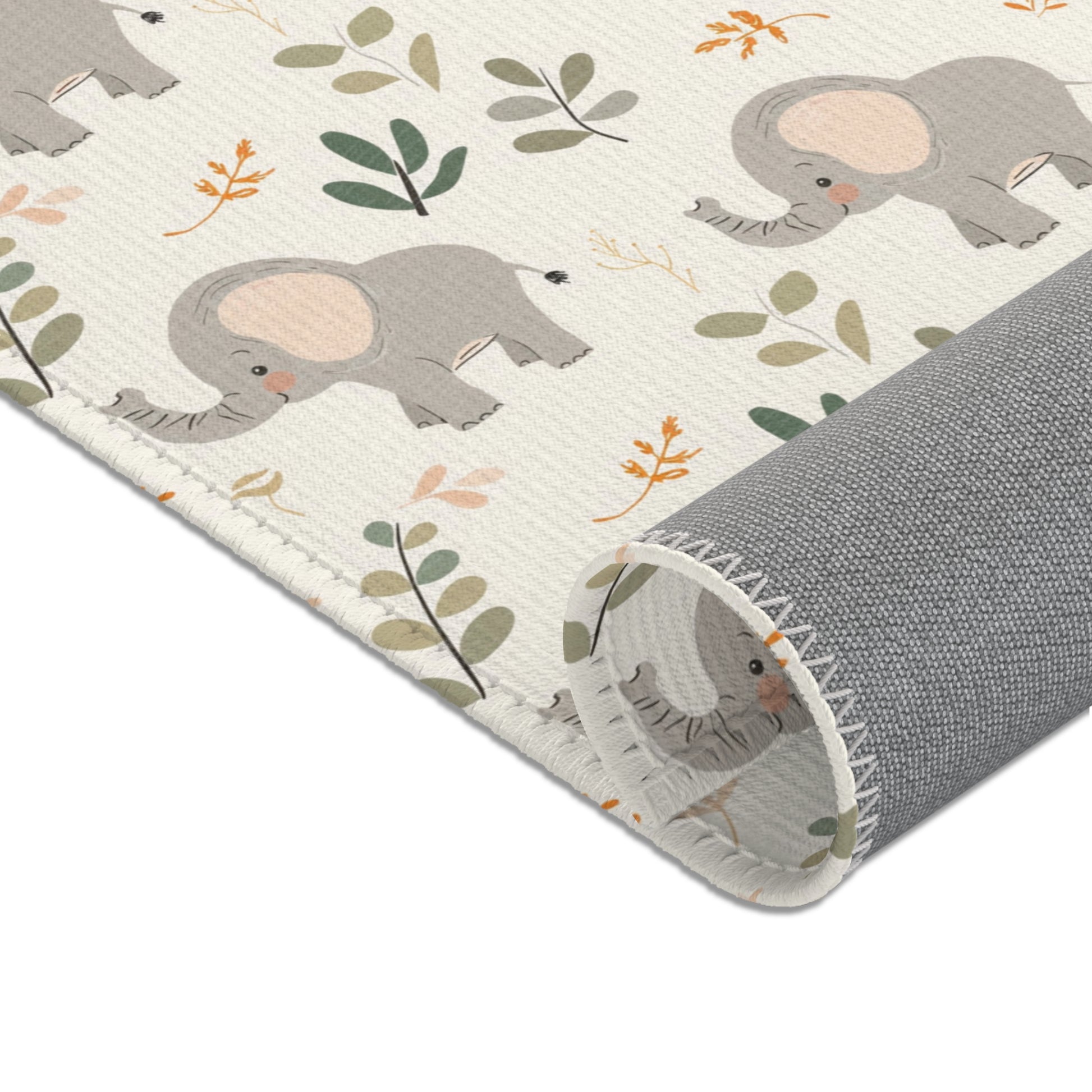 Little Elephants area rug in the small size