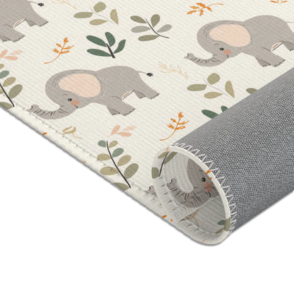 Little Elephants area rug in the small size