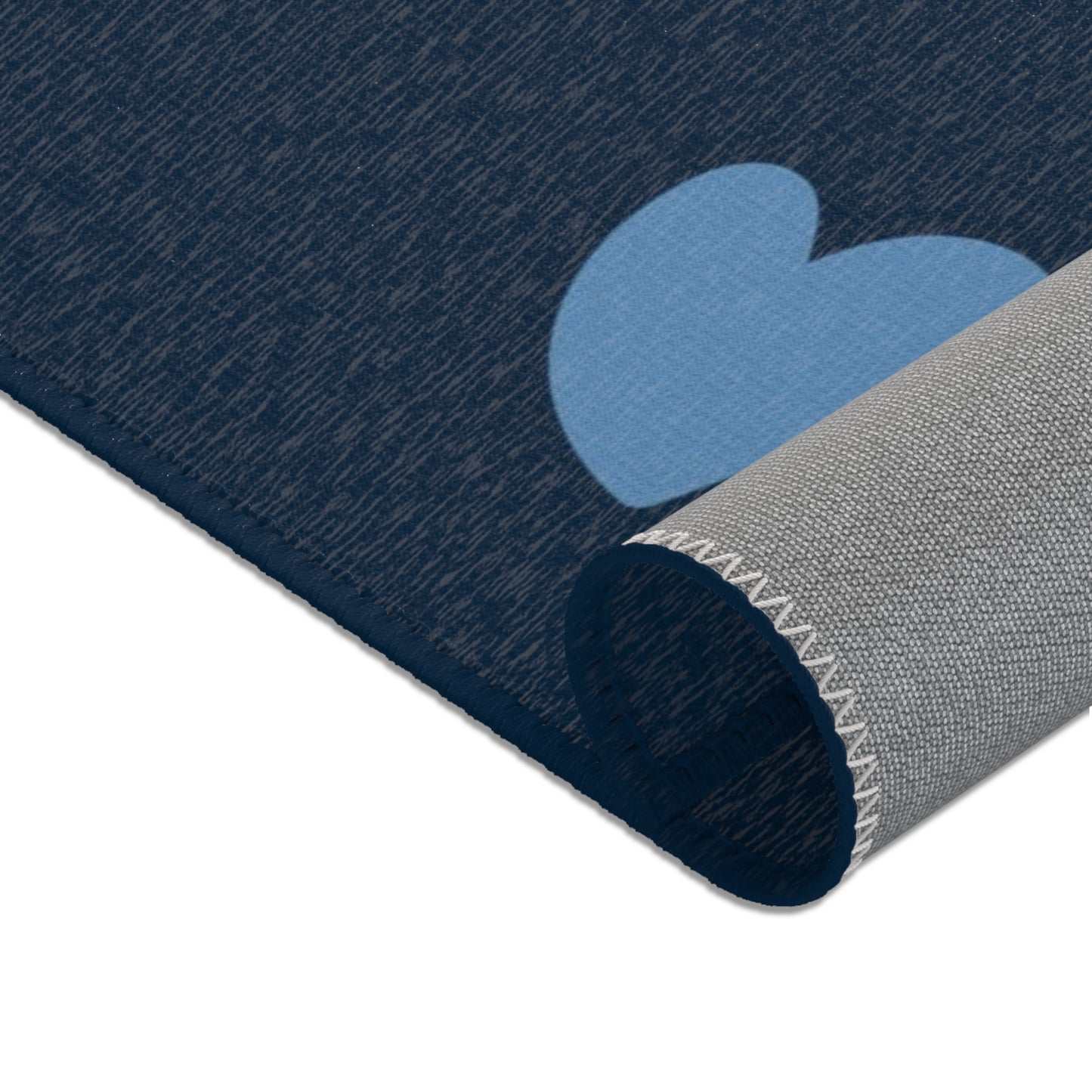 Midnight Rainbow nursery area rug for a baby room floor