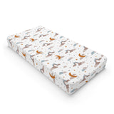 Moonlit Dreams changing pad cover on a nursery changing table