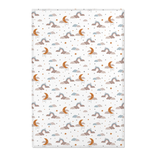 Moonlit Dreams nursery area rug in a baby room