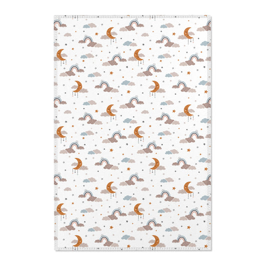Moonlit Dreams nursery area rug in a baby room