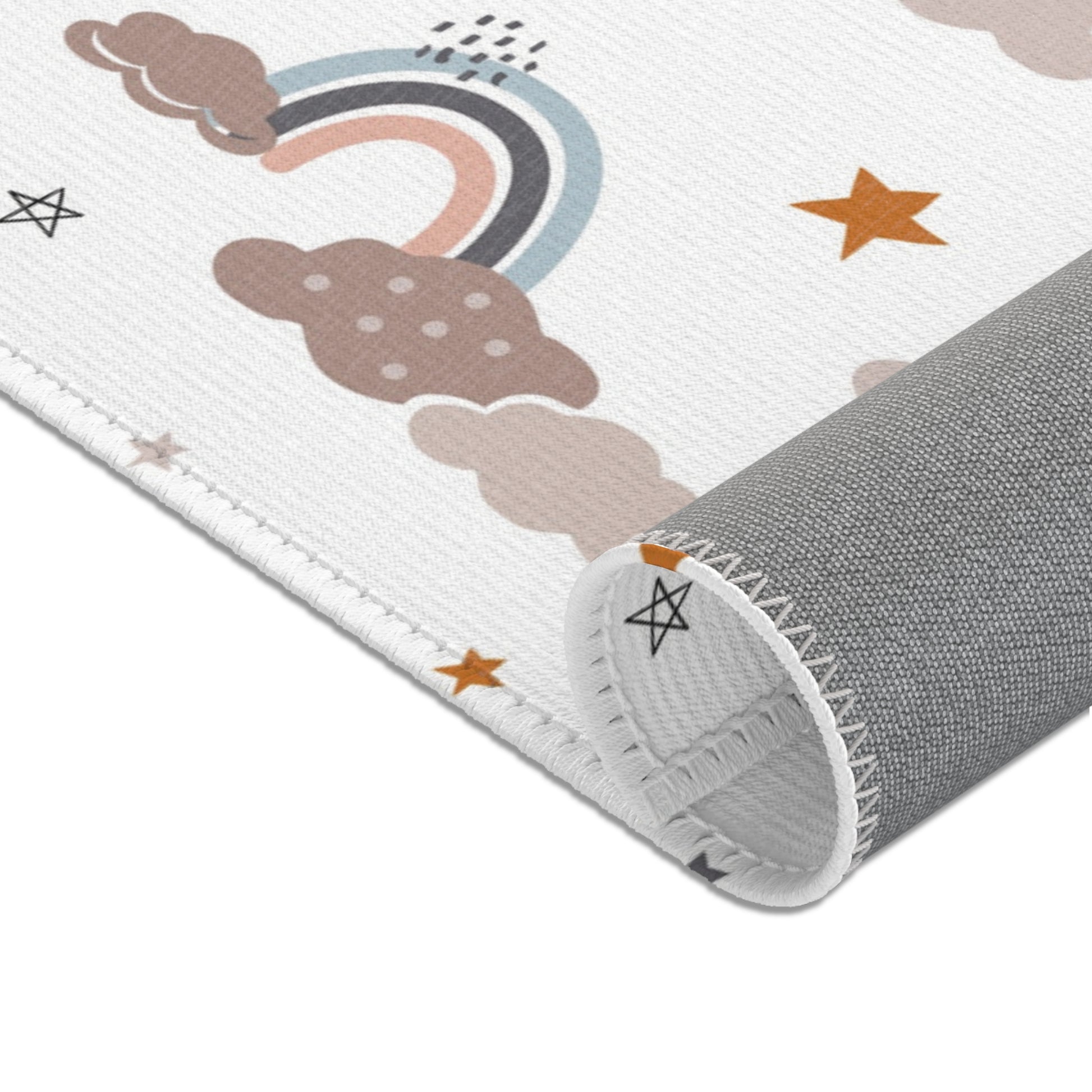 Moonlit Dreams nursery area rug for a baby room floor