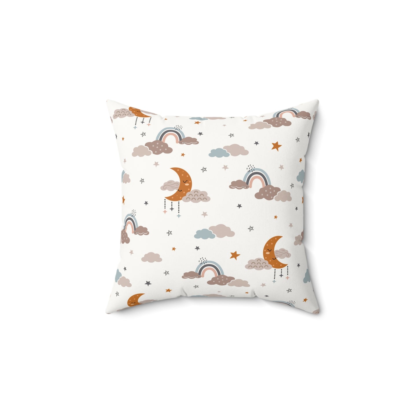 Moonlit Dreams decorative nursery pillow on a glider chair