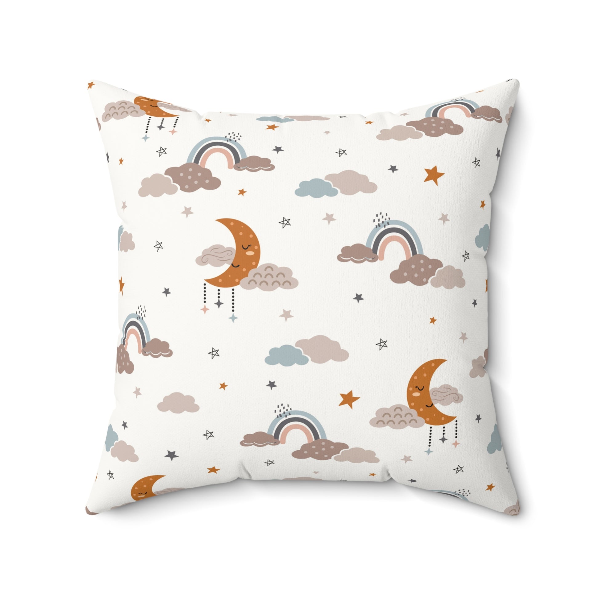 Moonlit Dreams nursery pillow shown from the front