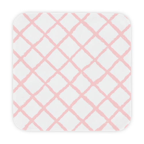 Pink Trellis Hooded Baby Towel