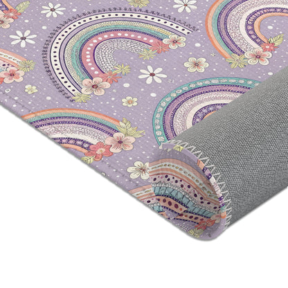 Posy Rainbows area rug in the small size