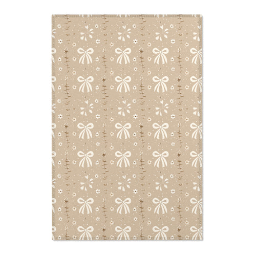 Ribbon Meadow nursery area rug in a baby room