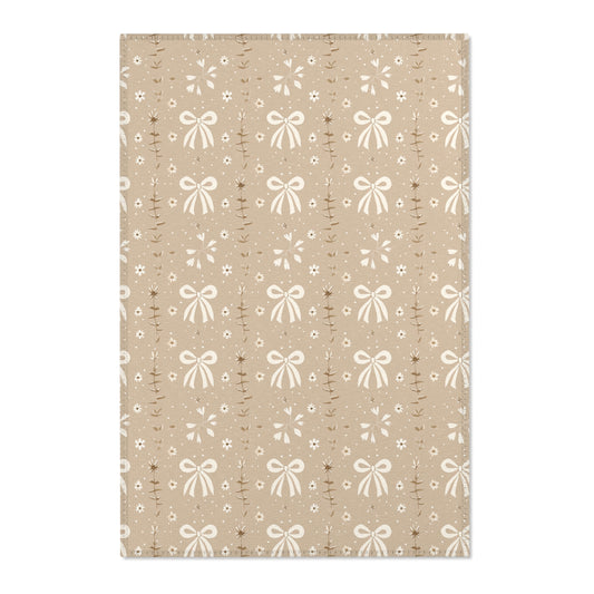 Ribbon Meadow nursery area rug in a baby room