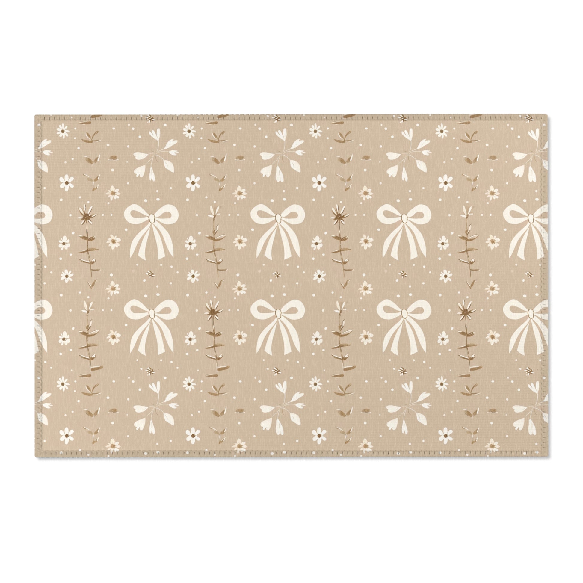 Ribbon Meadow area rug shown in landscape orientation