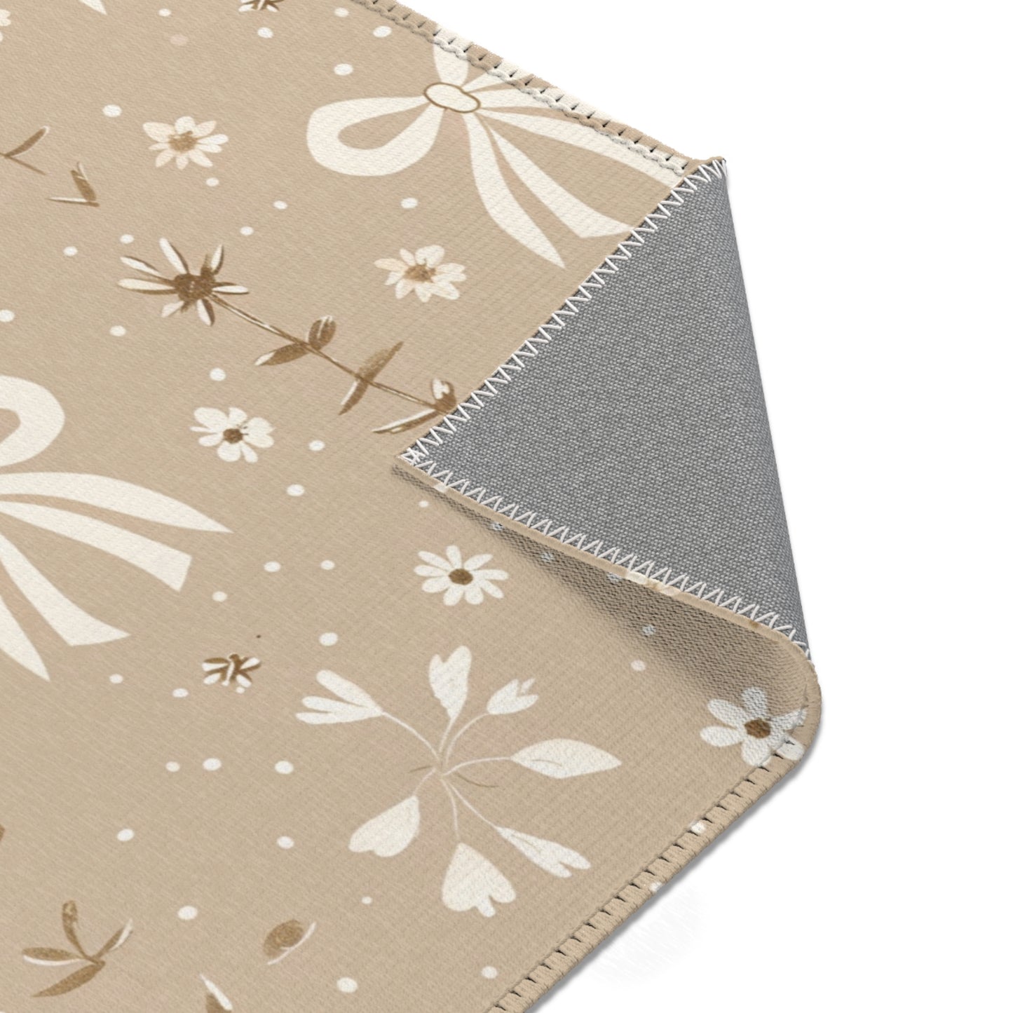 Ribbon Meadow rectangular nursery area rug