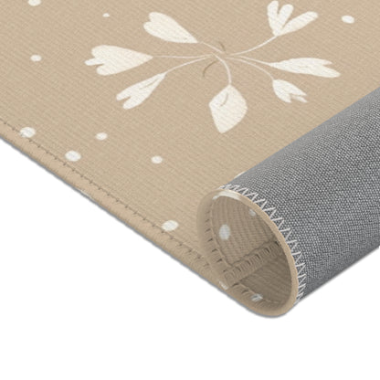 Ribbon Meadow nursery area rug for a baby room floor