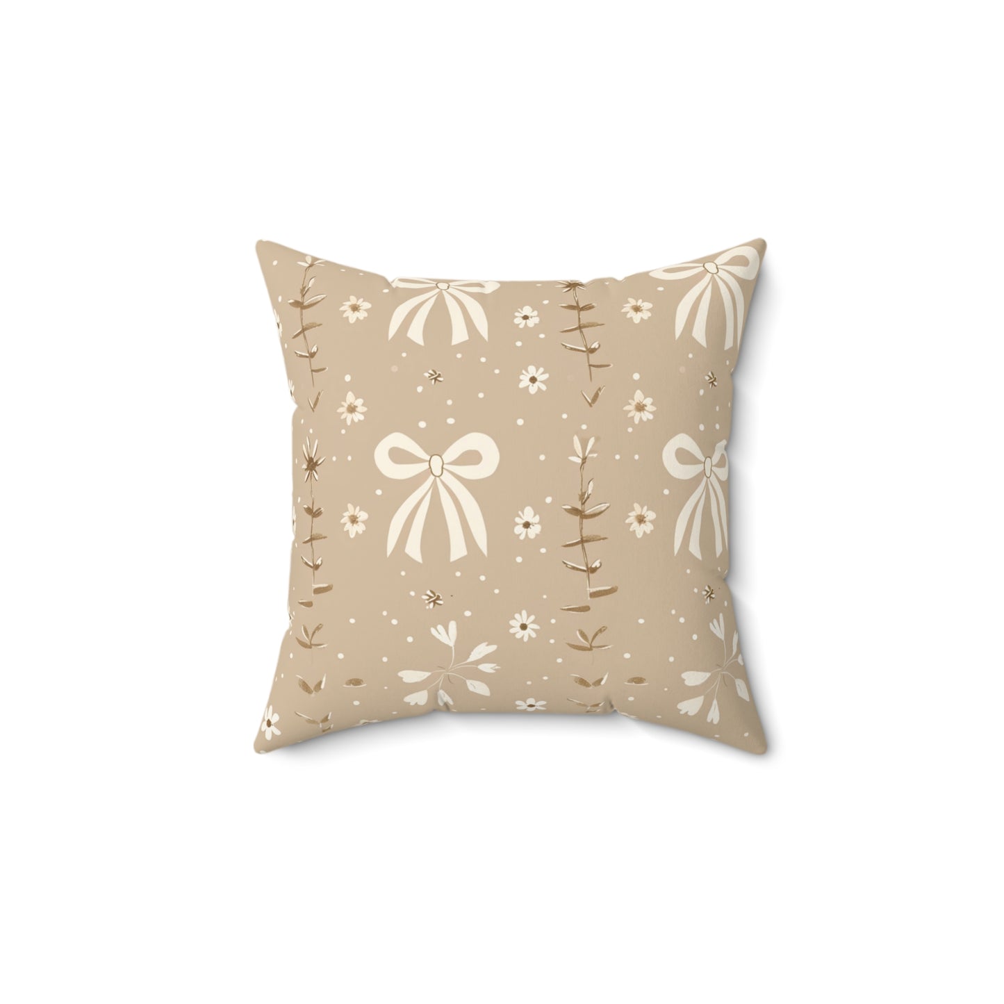 Ribbon Meadow pillow in the 18 inch square size
