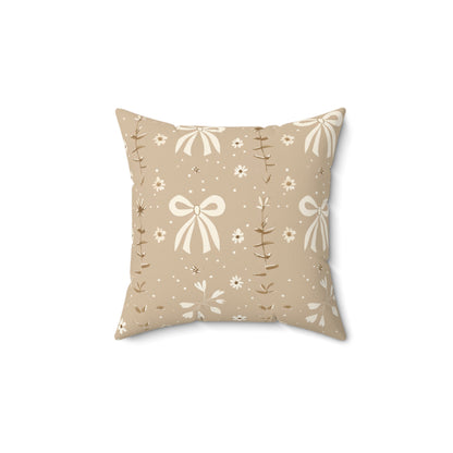 Ribbon Meadow pillow in the 18 inch square size
