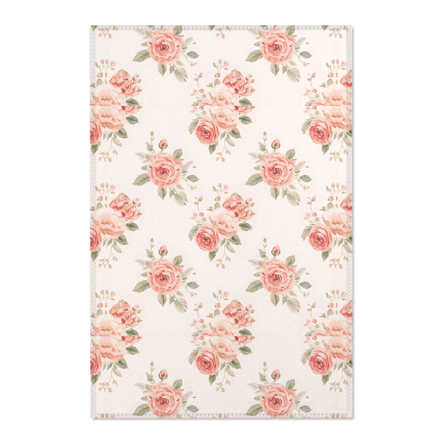 Rose Bouquet nursery area rug in a baby room