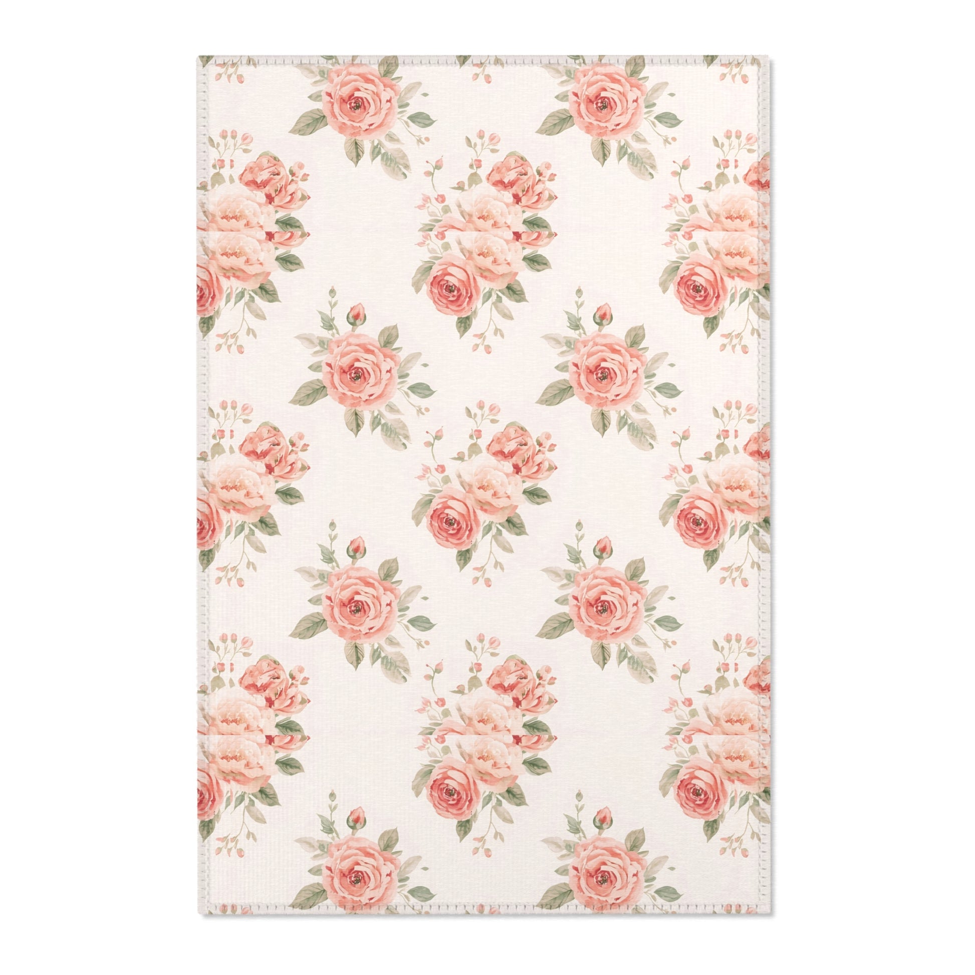Rose Bouquet nursery area rug in a baby room